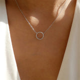 Simonete Circle Necklace (+ Complimentary Earring)