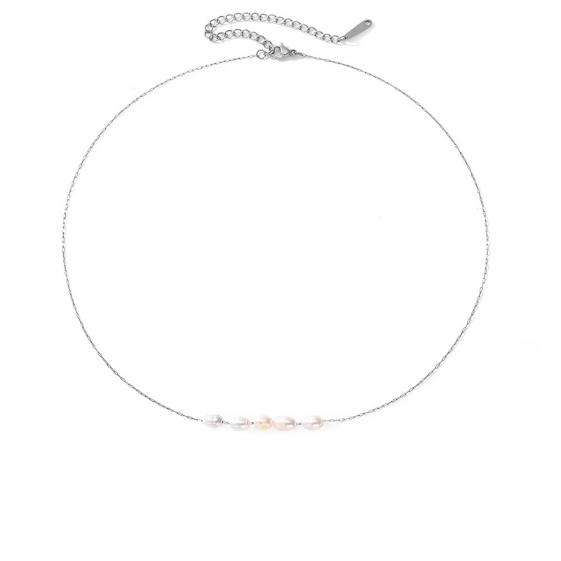 Briana Pearl Curve Necklace