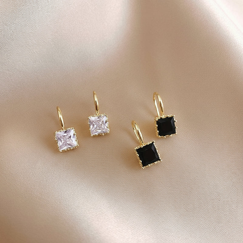Square Drop Earrings