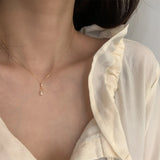 Gilded Dewdrop Necklace