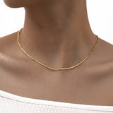 Golden Thread Necklace (+ Complimentary Bracelet)