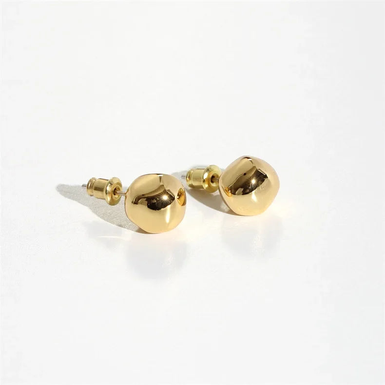 Pebble Stud Earrings