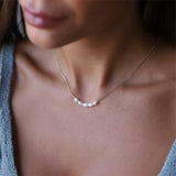 Briana Pearl Curve Necklace