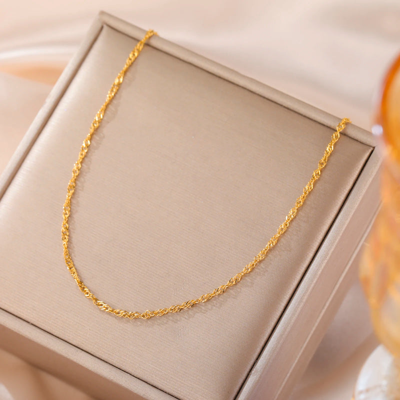 Gold Torsade Necklace