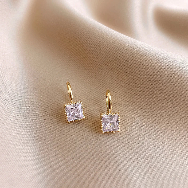Square Drop Earrings