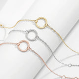 Orbit Open Circle Bracelet