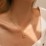Simonete Circle Necklace (+ Complimentary Earring)