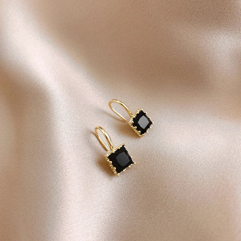 Square Drop Earrings