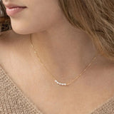 Briana Pearl Curve Necklace