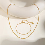 Golden Thread Necklace (+ Complimentary Bracelet)