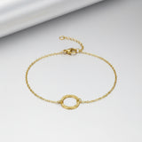 Orbit Open Circle Bracelet