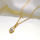Gilded Dewdrop Necklace