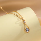 Gilded Dewdrop Necklace