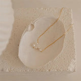 Briana Pearl Curve Necklace