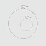 Whisper Fine Chain Necklace (+ Complimentary Bracelet)