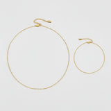 Whisper Fine Chain Necklace (+ Complimentary Bracelet)
