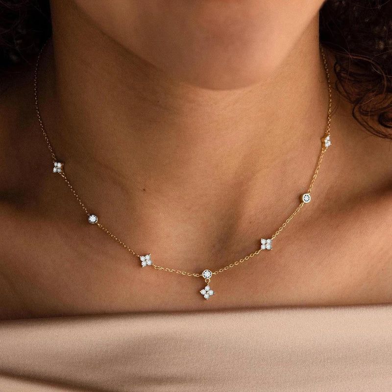 Stella Station Necklace