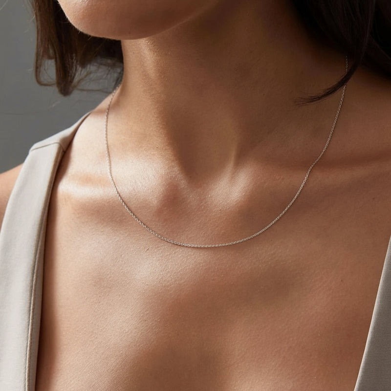 Whisper Fine Chain Necklace (+ Complimentary Bracelet)