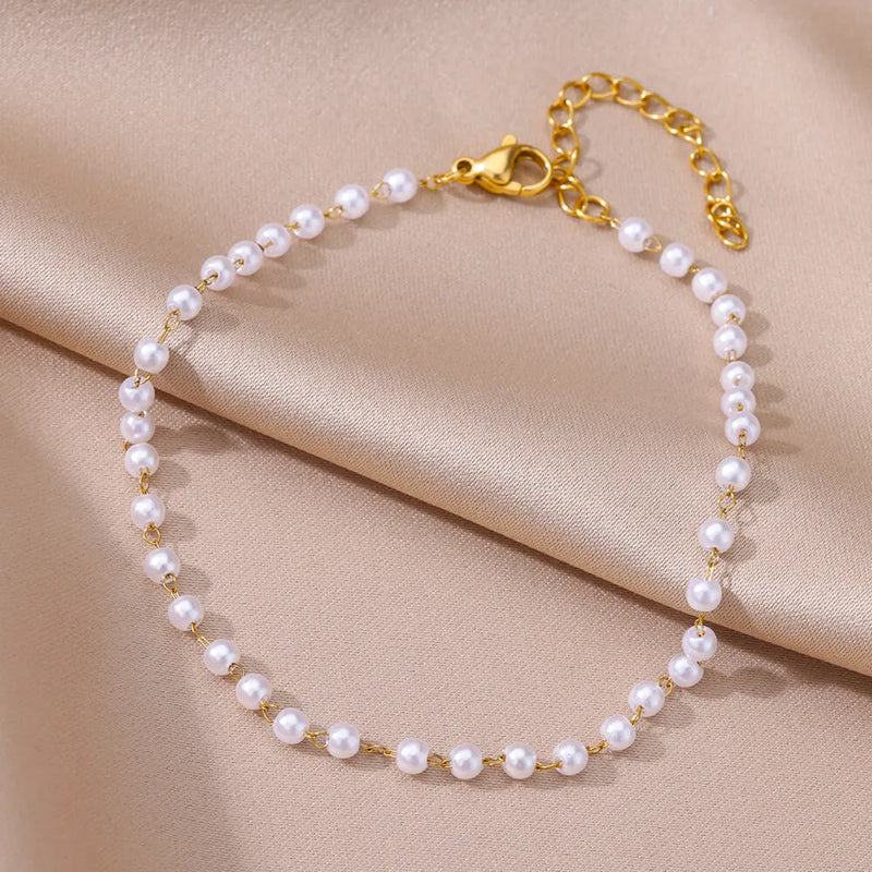 Seren Pearl Anklet