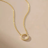 Simonete Circle Necklace (+ Complimentary Earring)