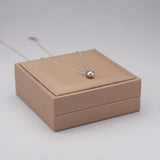 Moon Drop Pendant Necklace