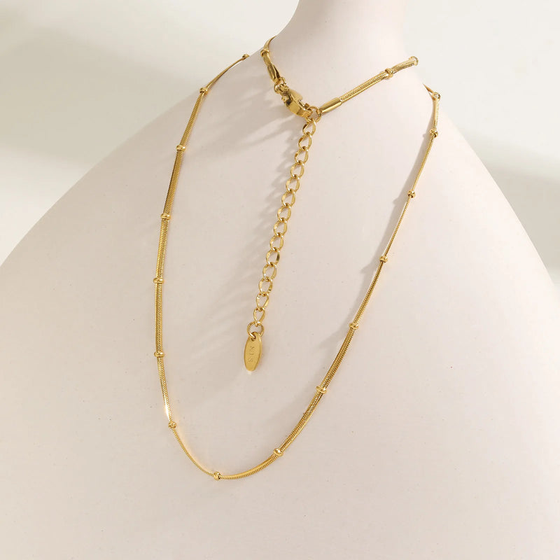 Golden Thread Necklace (+ Complimentary Bracelet)