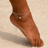 Heartline Charm Anklet