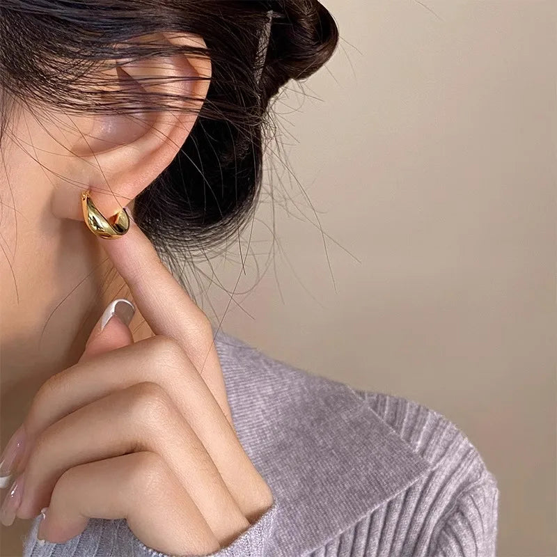 Huggie Curve Earrings