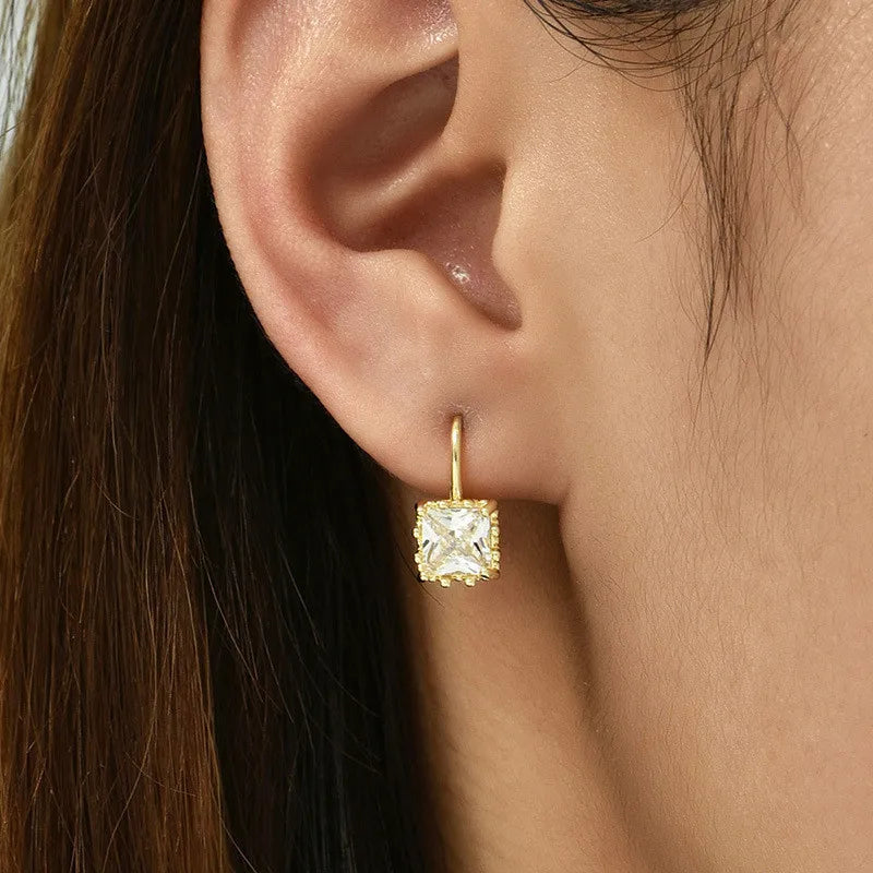 Square Drop Earrings